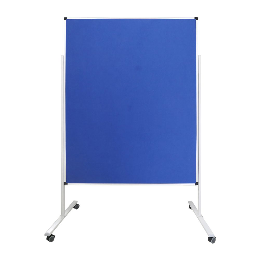 Office Depot Stellwand 150 x 120 cm Blau, Silber