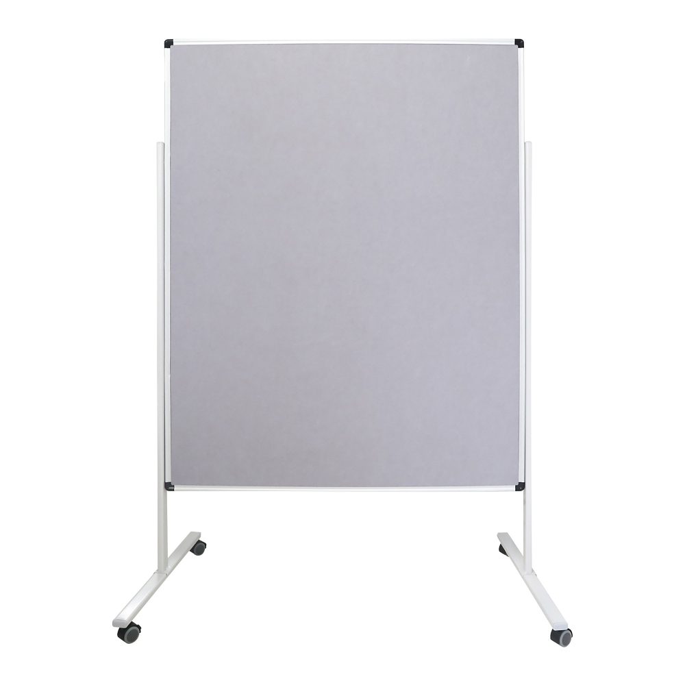 Office Depot Stellwand 150 x 120 cm ,Grau, Silber