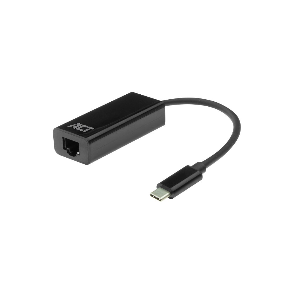 ACT Netzwerkadapter USB-C Gigabit AC7335 Schwarz