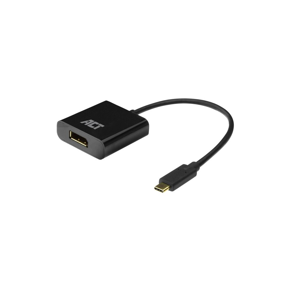 ACT USB-C Adapter DisplayPort Female Schwarz
