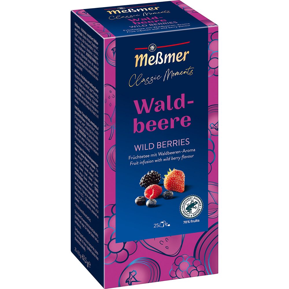 Meßmer Waldbeere Tee 25 Stück à 2.5g