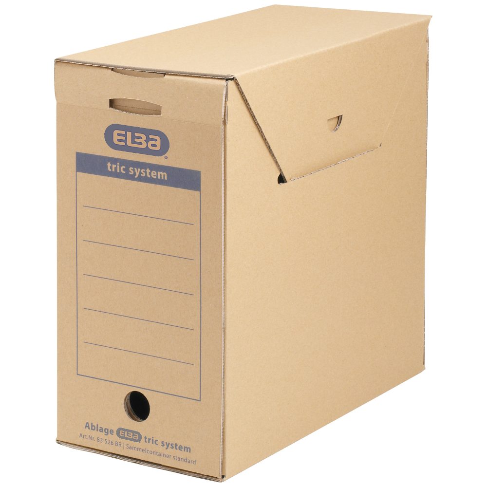 ELBA Tric Archivbox 15,8 x 30,8 x 33,3 cm Wellpappe 6 Stück