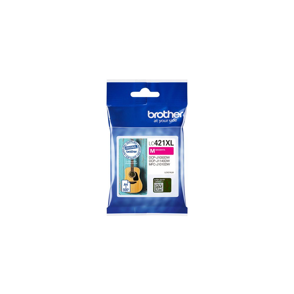 BROTHER Tintenpatrone HY magenta LC-421XLM DCP-J1050 500 Seiten