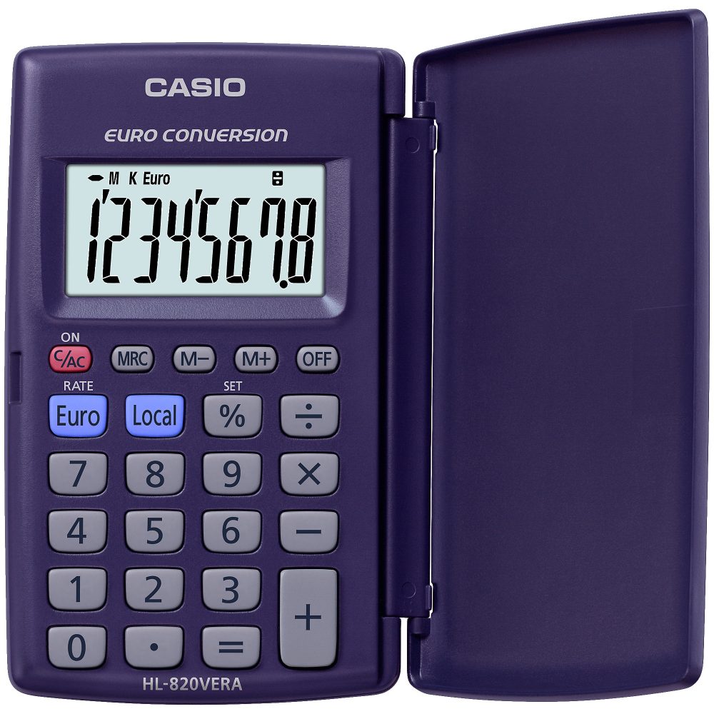 Casio Taschenrechner HL-820VERA LCD Monitor Blau
