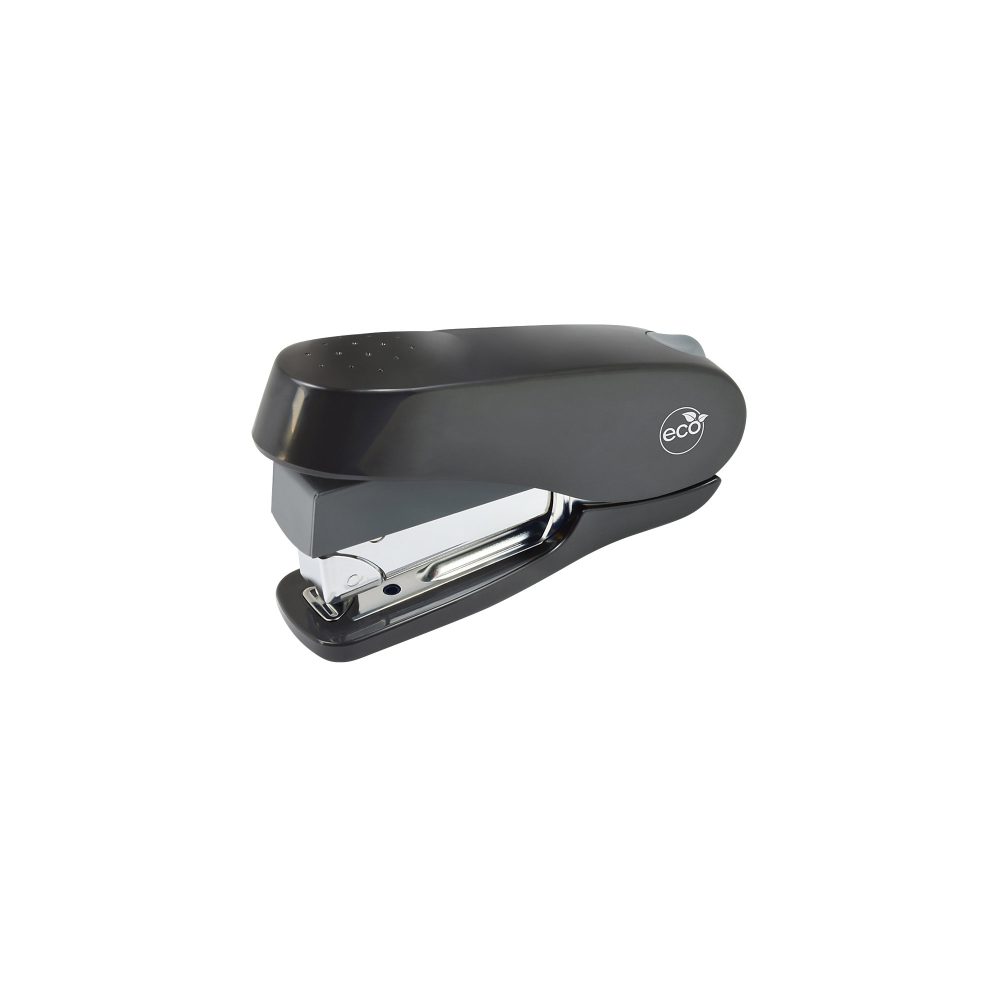 Rapesco Heftgerät 1466 Halber Streifen 50 Blatt Schwarz 6 mm, 8 mm Kunststoff