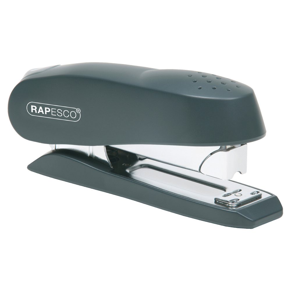 Rapesco Desktop Heftgerät 0238 Halbstreifen Kunststoff 50 Blatt Schwarz
