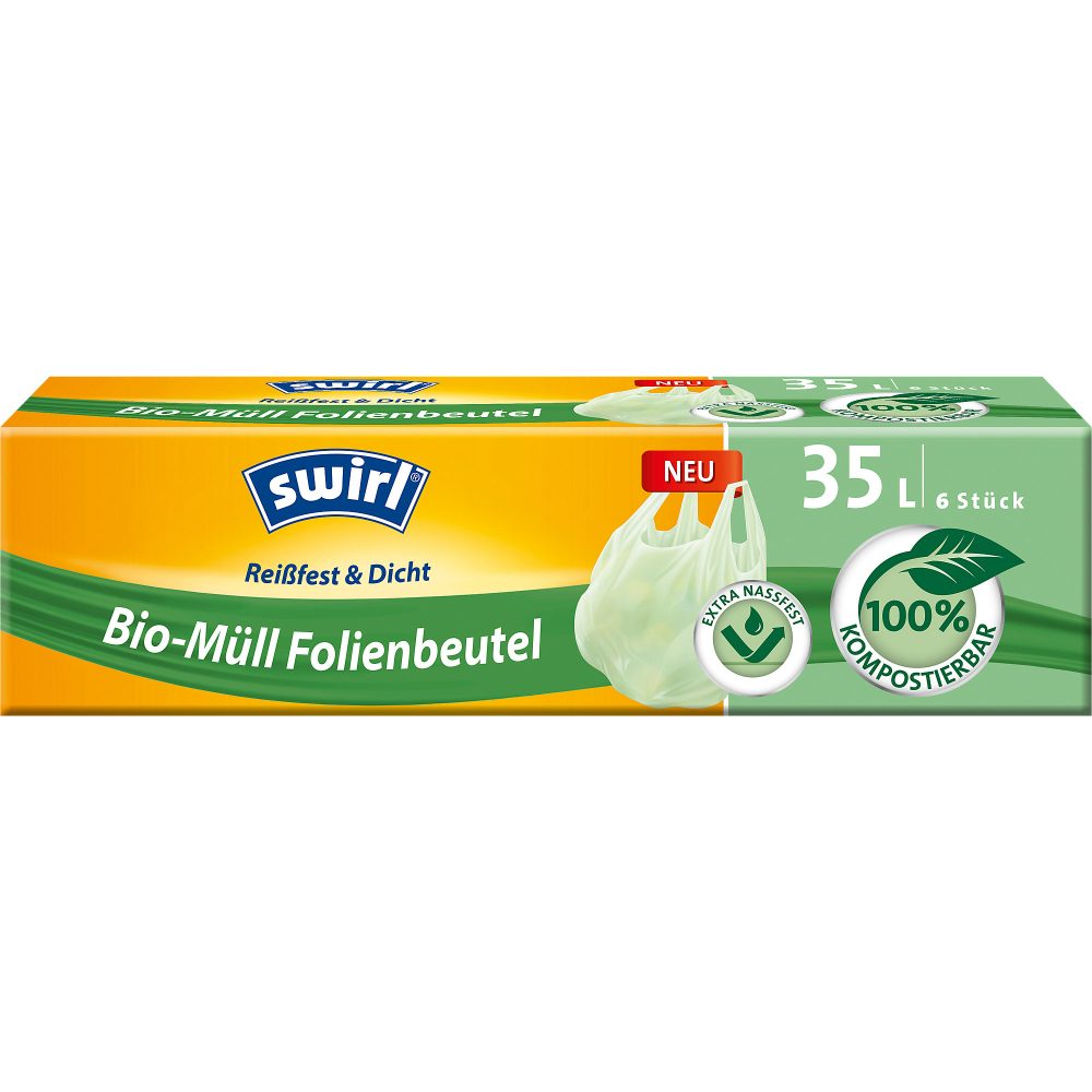 Swirl Bio Müllbeutel 6 Stück 16,7 x 4,5 x 4,5 cm