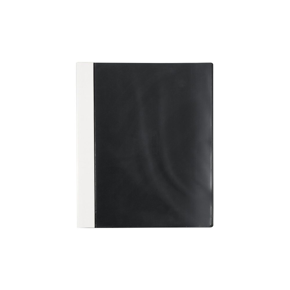 Office Depot Sichtbuch DIN A4 Schwarz Polypropylen mit Fronttasche 25,5 x 2,5 x 31 cm