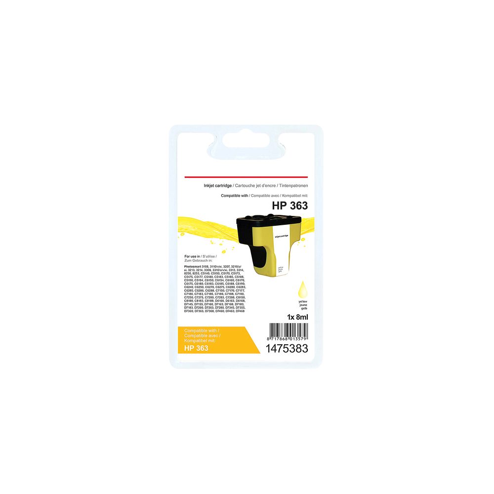 Office Depot 363 Kompatibel HP Tintenpatrone C8773EE Gelb