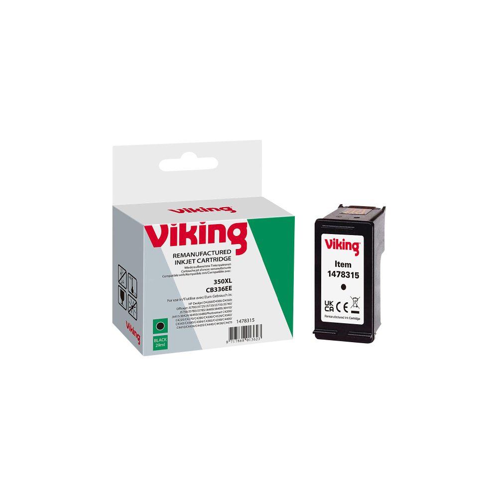 Office Depot 350XL Kompatibel HP Tintenpatrone CB336EE Schwarz