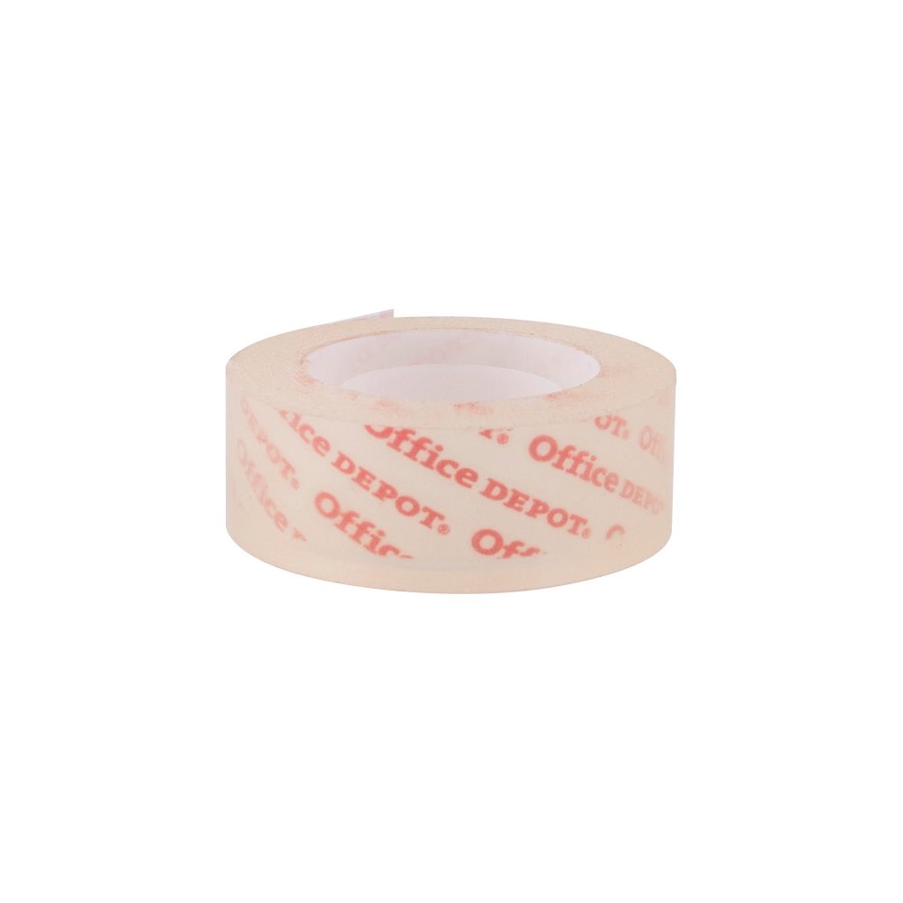 Office Depot Büroklebeband Kleiner Kern Polypropylen 19mm x 33m Kristallklar