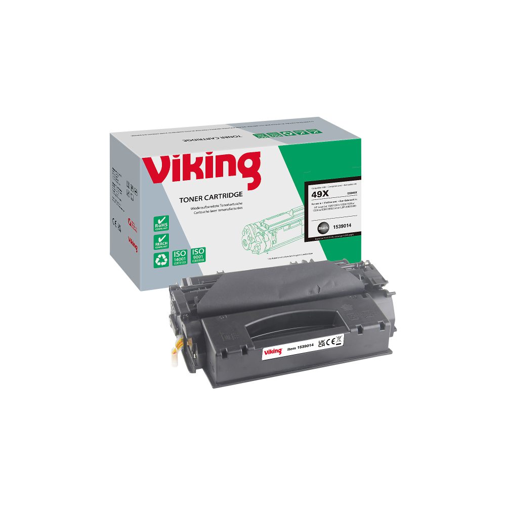 Viking 49X Kompatibel HP Tonerkartusche Q5949X Schwarz