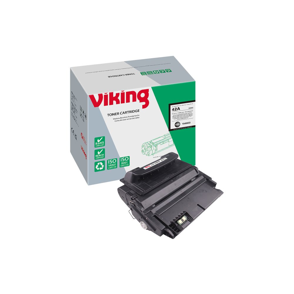 Viking 42A Kompatibel HP Tonerkartusche Q5942A Schwarz