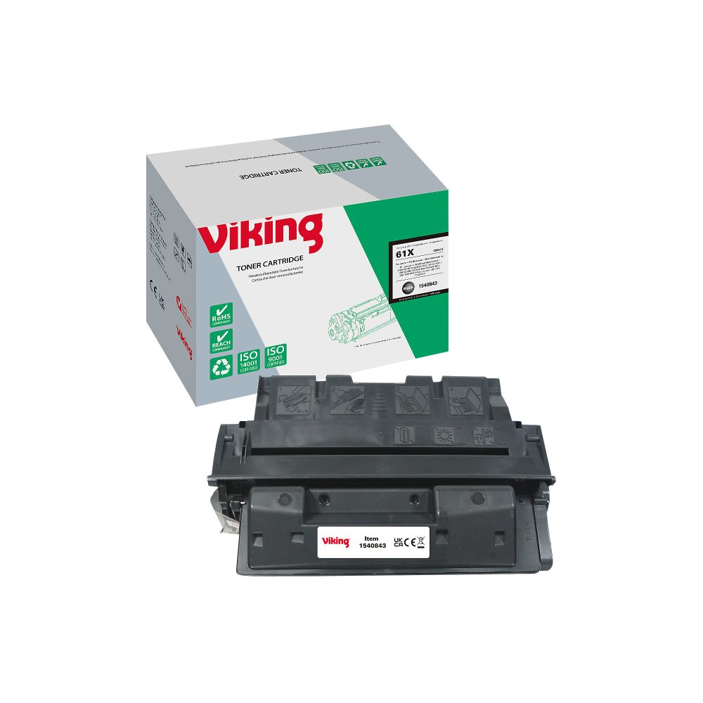Kompatible Office Depot HP 61X Tonerkartusche C8061X Schwarz