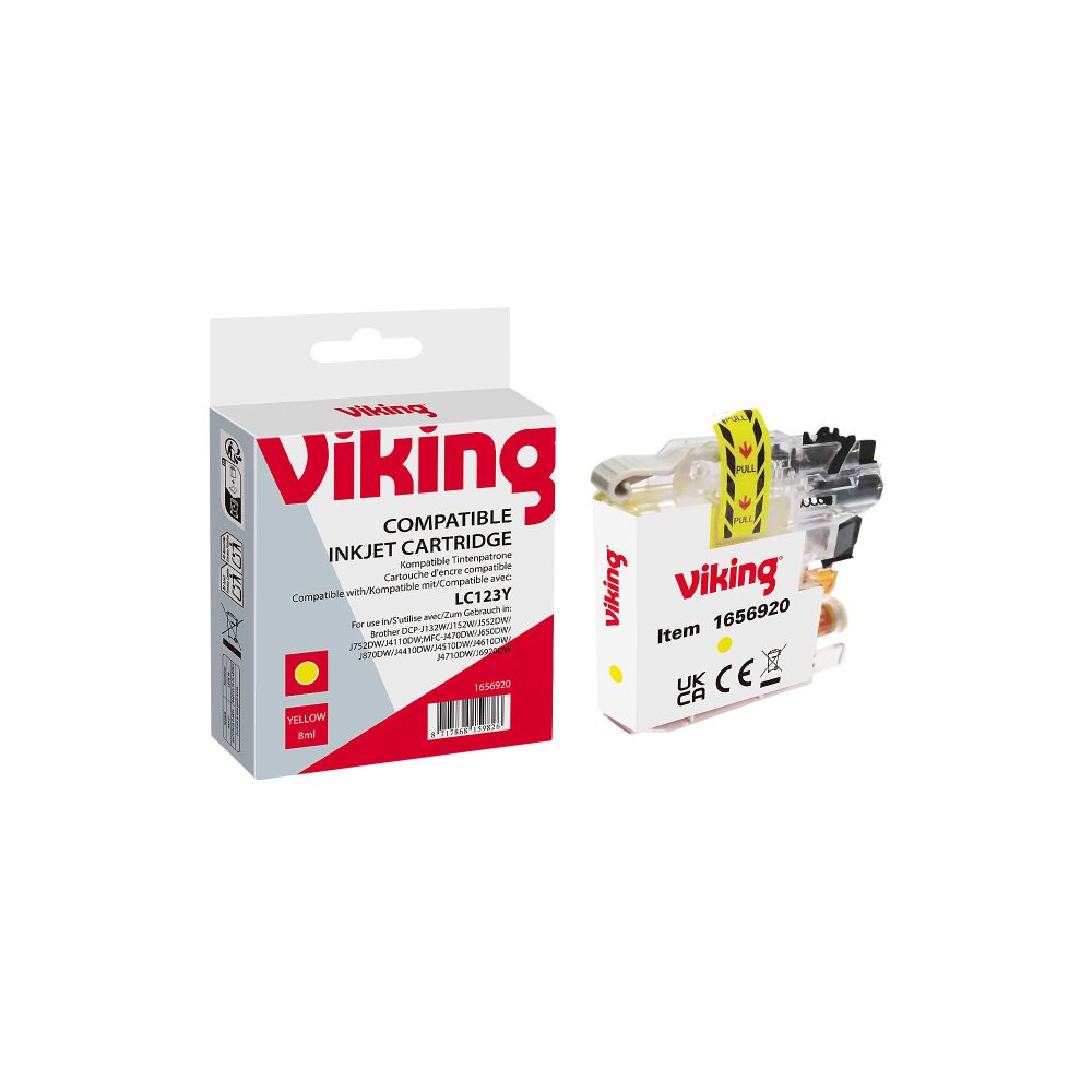 Kompatible Office Depot Brother LC123Y Tintenpatrone Gelb