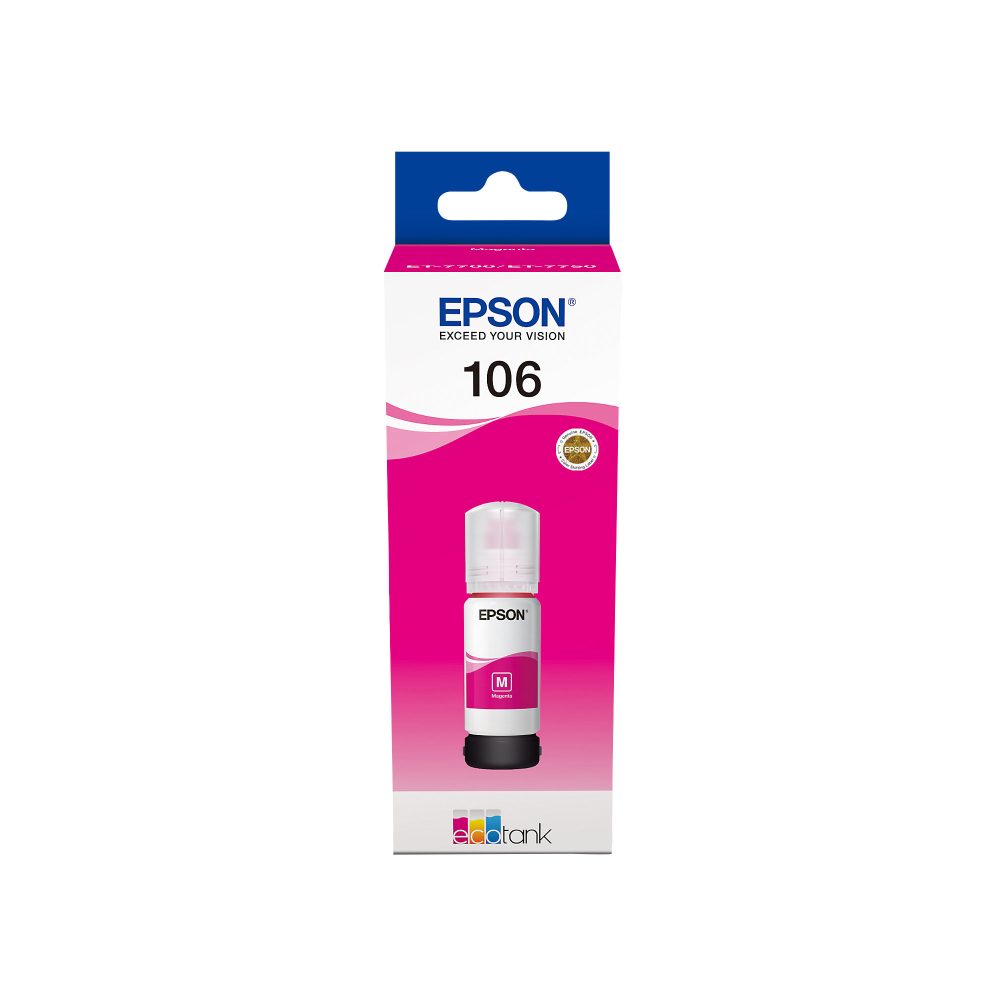 EPSON Tintenbeh&auml;lter 106 magenta T00R340 EcoTank ET-7700 5000 Seiten