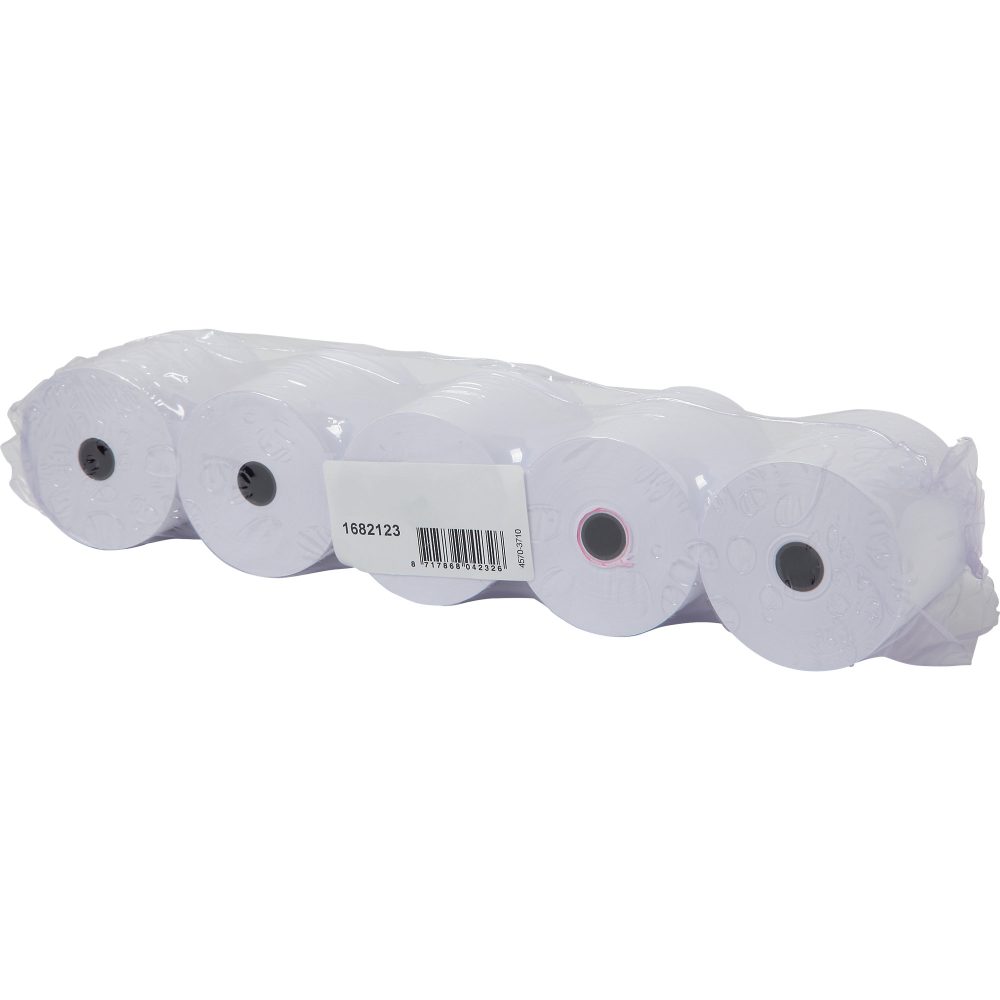 Niceday Additionsrollen 4570-3710 60 g/m² 70 mm x 40 m x 12 mm Kern (Ø) Weiss 5 Rollen