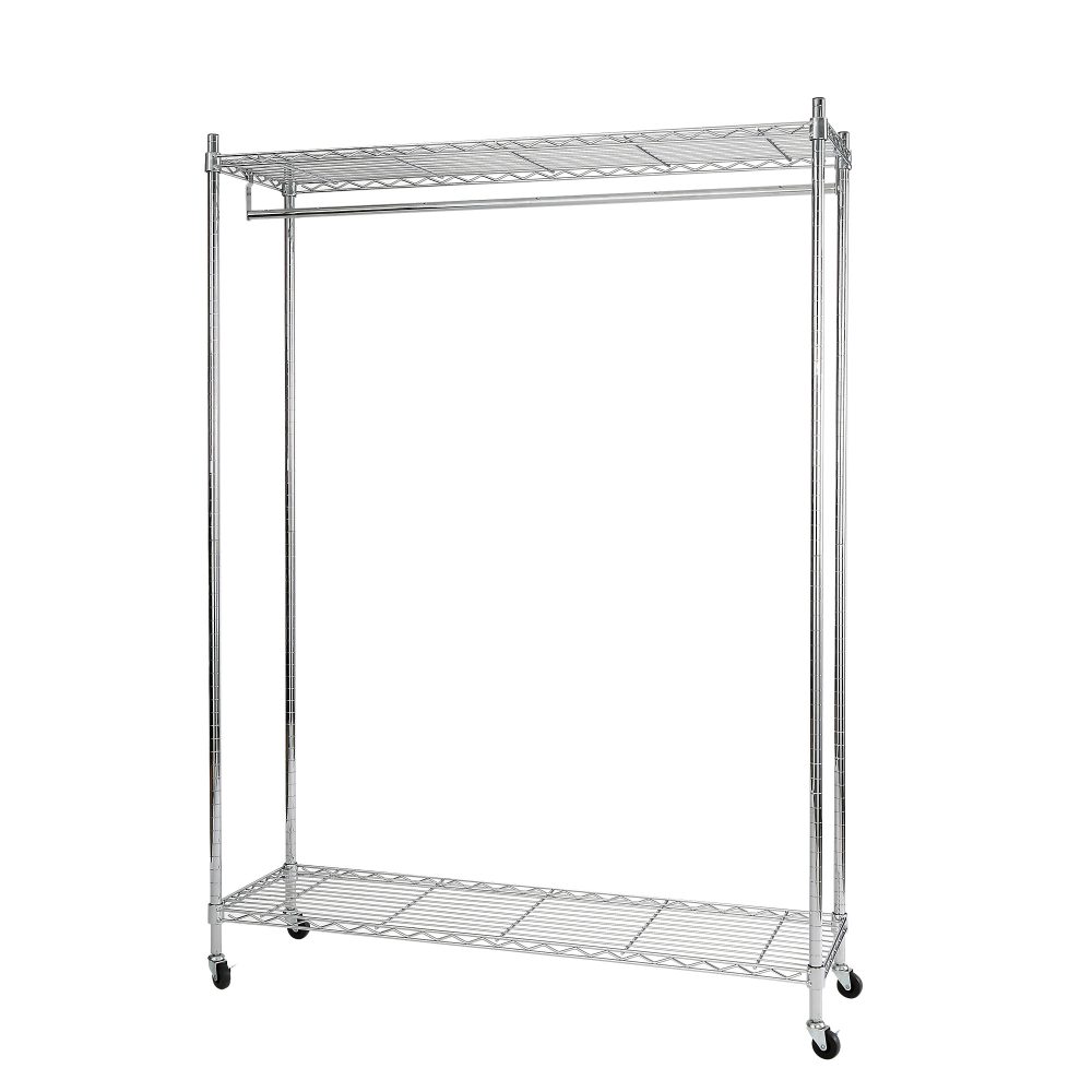Alba Garderobenständer PMMOBI 30 x 890 x 1680mm Silber Grau