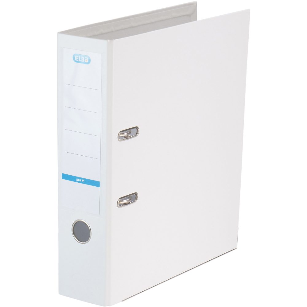 ELBA Rado Star Smart Pro+ Ordner DIN A4 80 mm Weiß 2 Ringe PVC (Polyvinylchlorid) Matt Hochformat