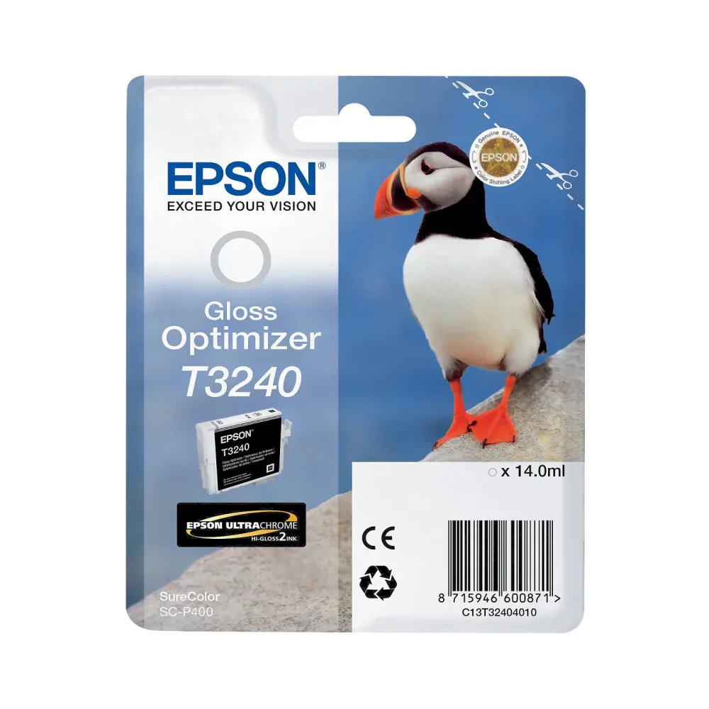 Epson T3240 Original Tintenpatrone Glossoptimierer T3240 Weiß