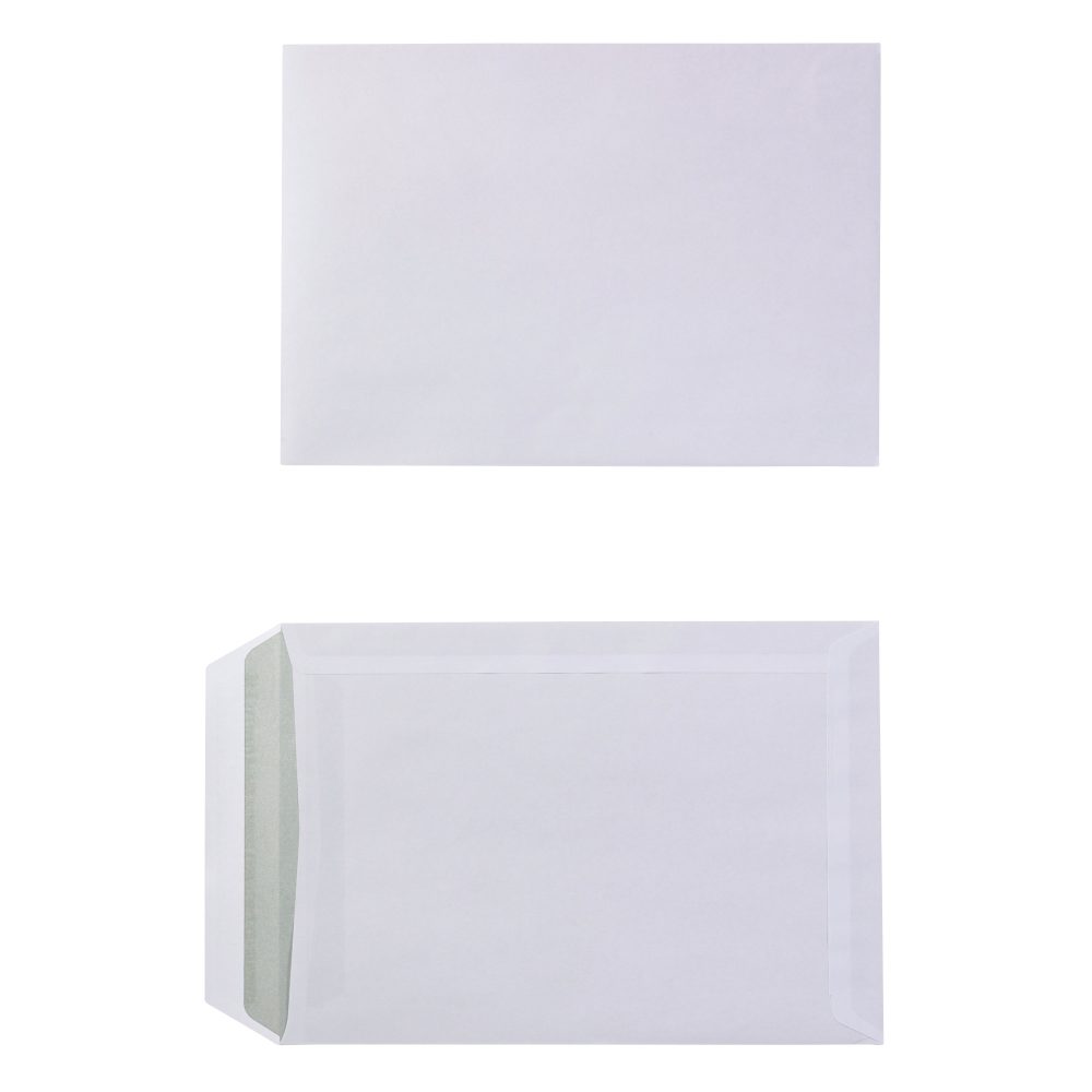 Viking Briefumschläge Ohne Fenster C5 162 (B) x 229 (H) mm Selbstklebend Weiß 90 g/m² 500 Stück