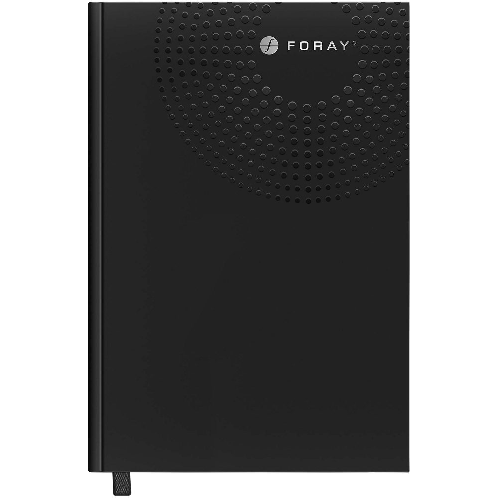 Foray Executive DIN A5 Fallgebunden Schwarz Hartcover Notizbuch Liniert 100 Seiten