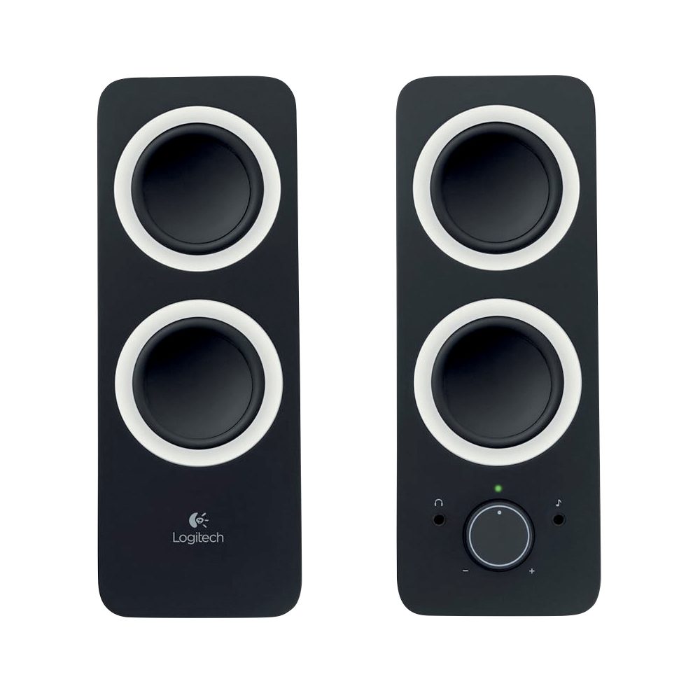 Logitech PC-Lautsprecher Z200 Schwarz 2 Stück