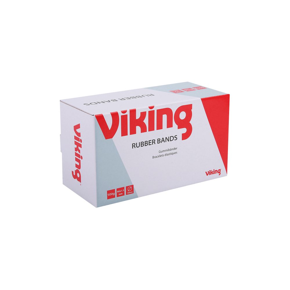 Office Depot Gummibänder 80 x 1,5 mm Ø 50 mm Rot 500g