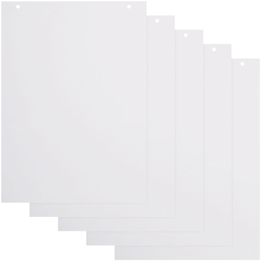 Niceday Wall Mountable Blanko Flipchart-Papier Perforiert A1 50gsm 50 Blatt