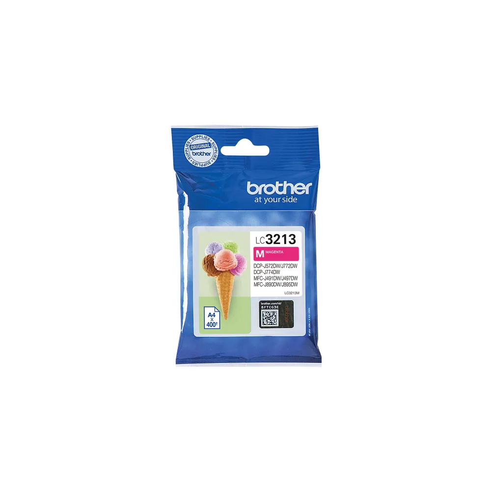 BROTHER Tintenpatrone magenta LC-3213M DCP-J774DW 400 Seiten
