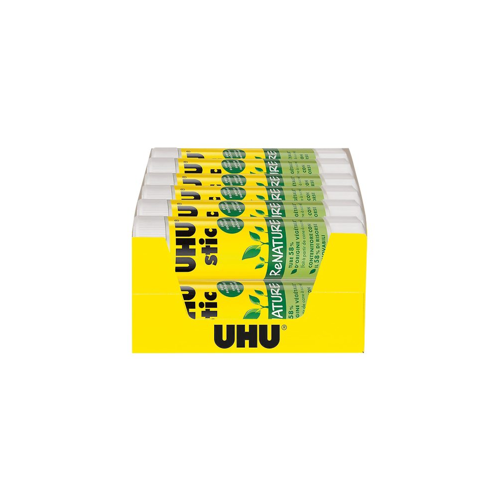 UHU Klebestift ReNATURE 40 g Transparent 47 12 Stück