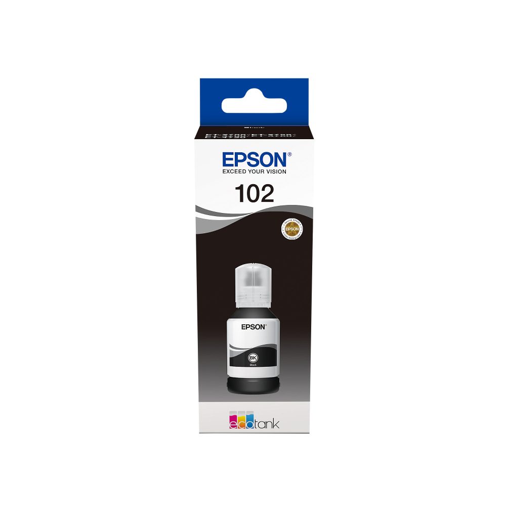 EPSON Tintenbeh&auml;lter 102 schwarz T03R140 EcoTank ET-2700 7500 Seiten