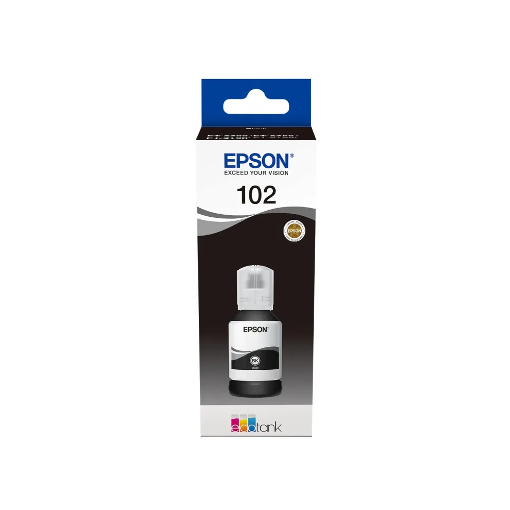 EPSON Tintenbeh&auml;lter 102 schwarz T03R140 EcoTank ET-2700 7500 Seiten