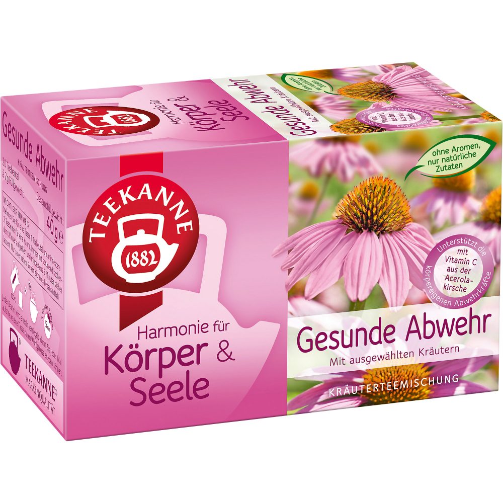 TEEKANNE Kräuter Tee Gesunde Abwehr 20 Stück à 1.75 g