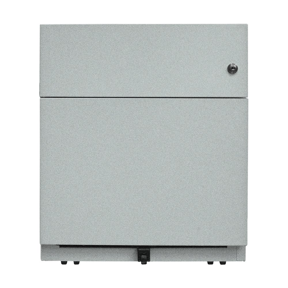 Bisley Rollcontainer Note 1 Schublade Silber 420 x 565 x 495 mm