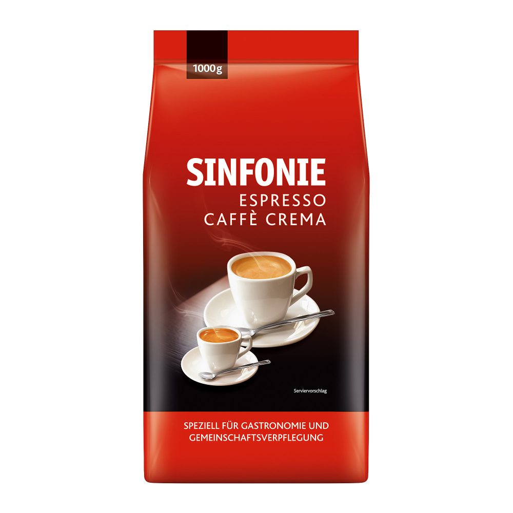 Sinfonie Kaffeebohnen Espresso Caffee Crema 1 kg