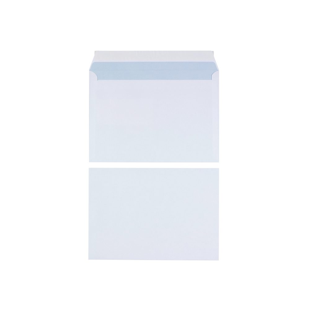 Office Depot Briefumschläge Ohne Fenster C5 229 (B) x 162 (H) mm Abziehstreifen Weiss 100 g/m² 500 Stück