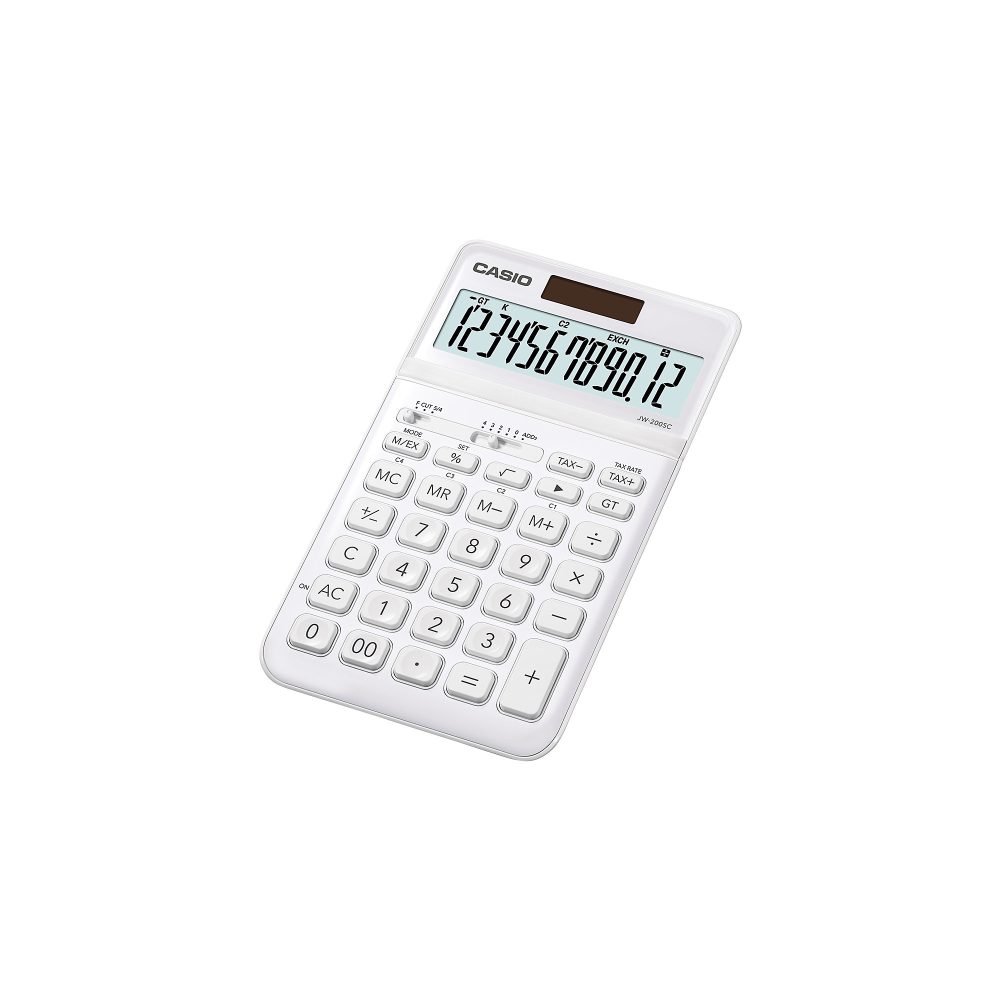 CASIO Tischrechner JW-200SC-WE weiss