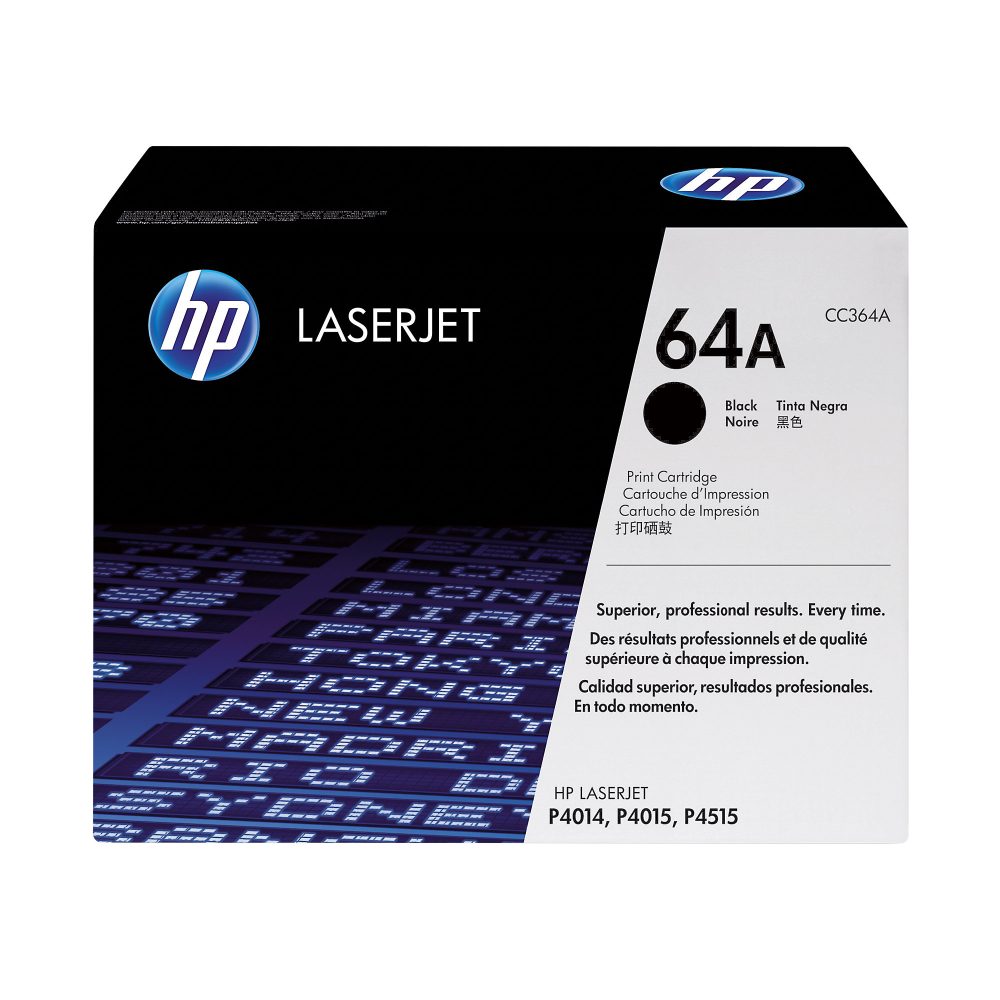 HP Toner-Modul 64A schwarz CC364A LaserJet P4014 10'000 Seiten