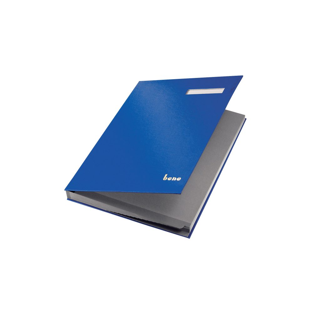 Bene Unterschriftsmappe 76400 Blau DIN A4
