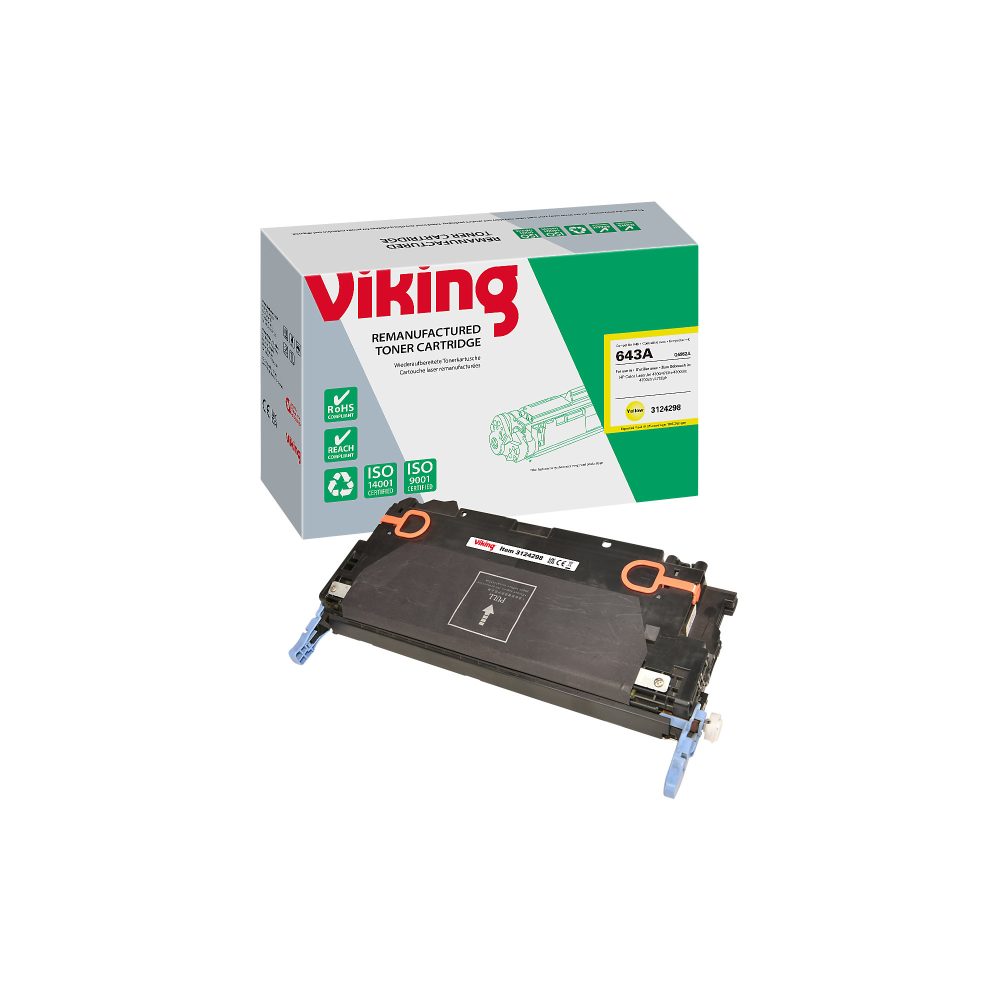 Viking 643A Kompatibel HP Tonerkartusche Q5952A Gelb