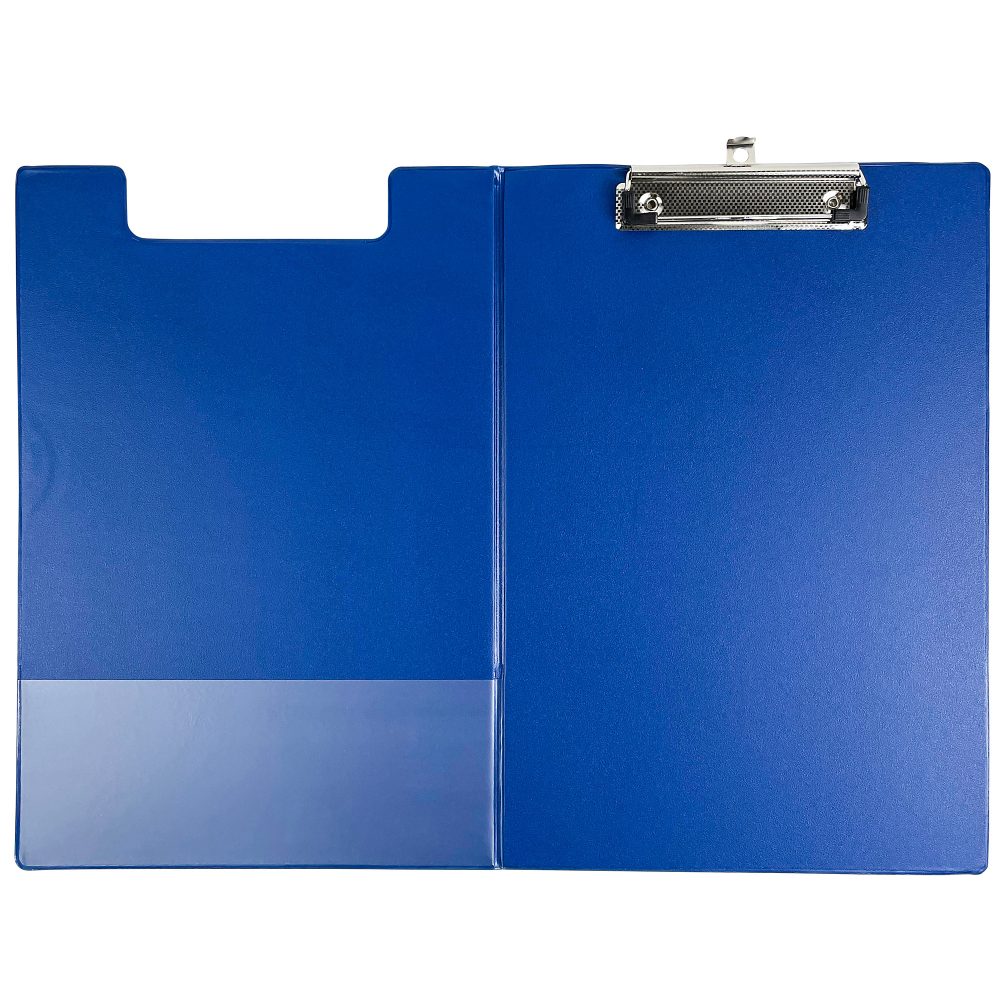 Office Depot Klemmbrettmappe Foldover Blau A4 23.5 x 34 cm PVC (Polyvinylchlorid)