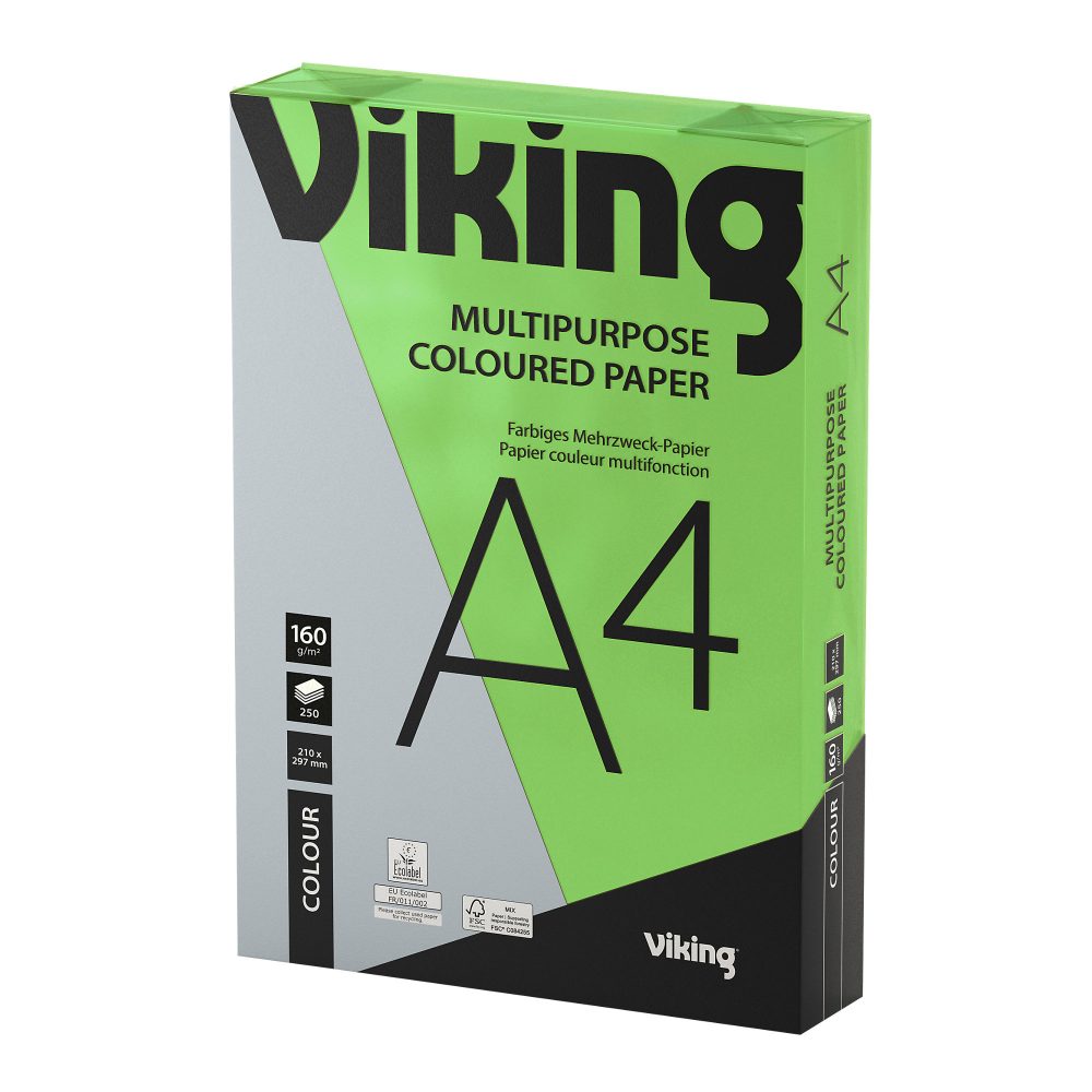 Office Depot Farbiges Kopier-/ Druckerpapier DIN A4 160 g/m² Grün 250 Blatt