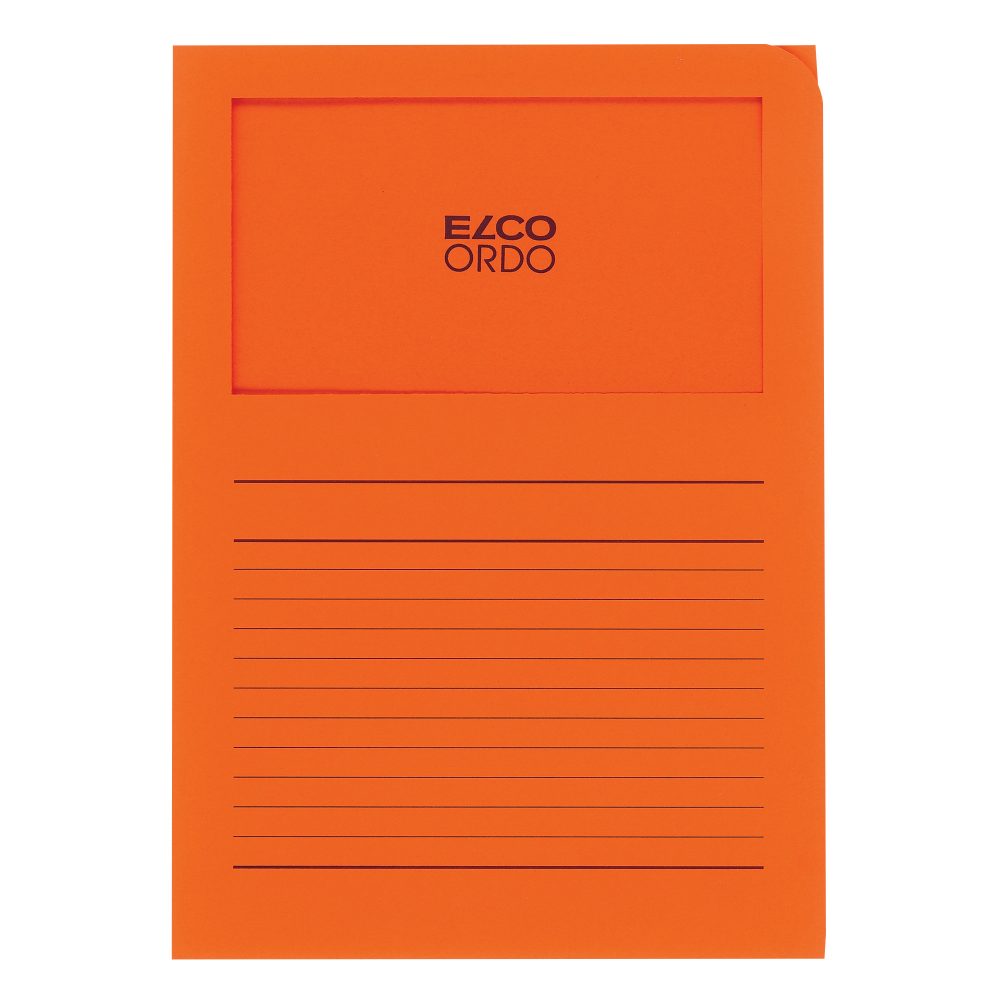Elco Ordo Classico Ordnungsmappe DIN A4 Orange Papier 120 g/m² 100 Stück