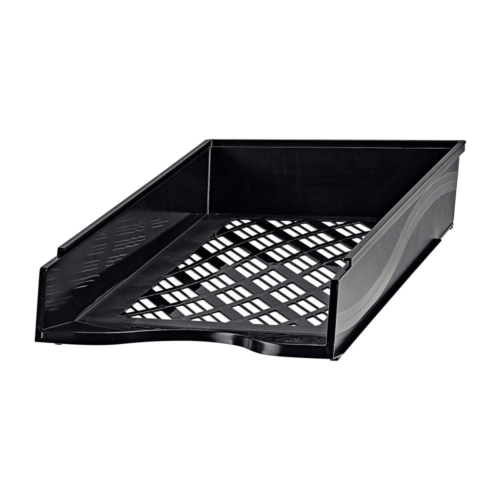 Bene Briefablage 60100 DIN A4 Polystyrol Schwarz 25,5 x 37 x 6,5 cm