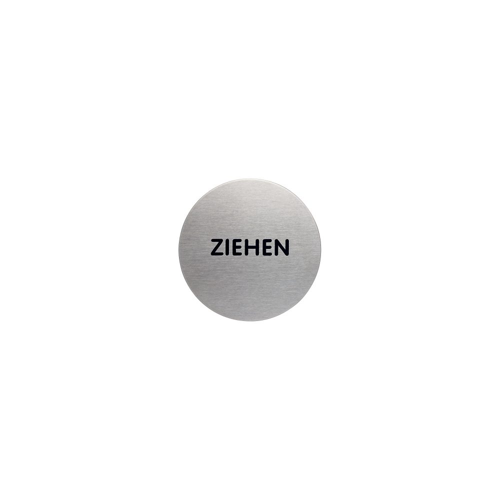DURABLE Piktogramm Edelstahl ZIEHEN