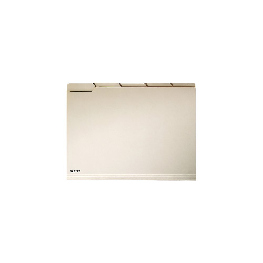 Leitz Einstellmappen 2434 Mit Taben A4 Tab 60 mm breit 200 g/m² Chamois 100% Recycelter Kraft-Karton 30,5 x 23 cm 100 Stück
