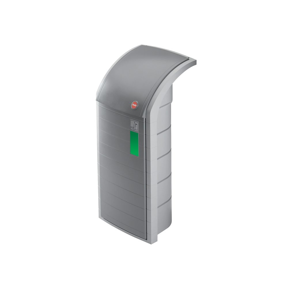 Hailo Abfalleimer Profiline WSB 120 Grau 45 x 50 x 110 cm