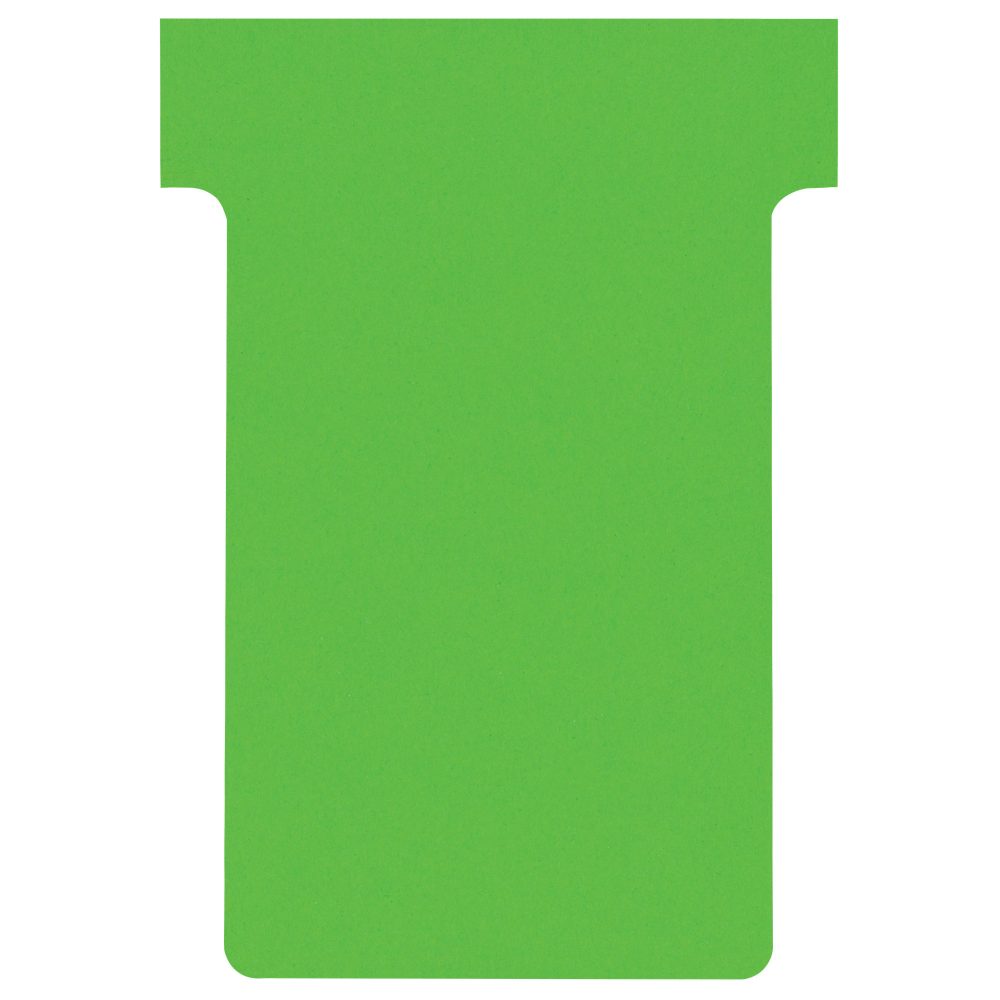 Nobo T-Steckkarten 2 Grün 6 x 8,5 cm 100 Stück