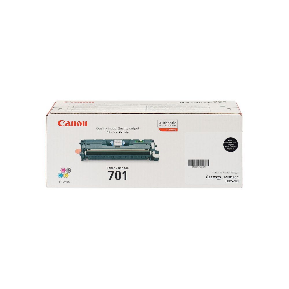Canon 701 Original Tonerkartusche Schwarz Schwarz